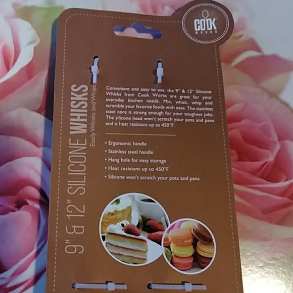 Cook Works Balloon Silicone Whisks 9" & 12" - Picture 4 of 4